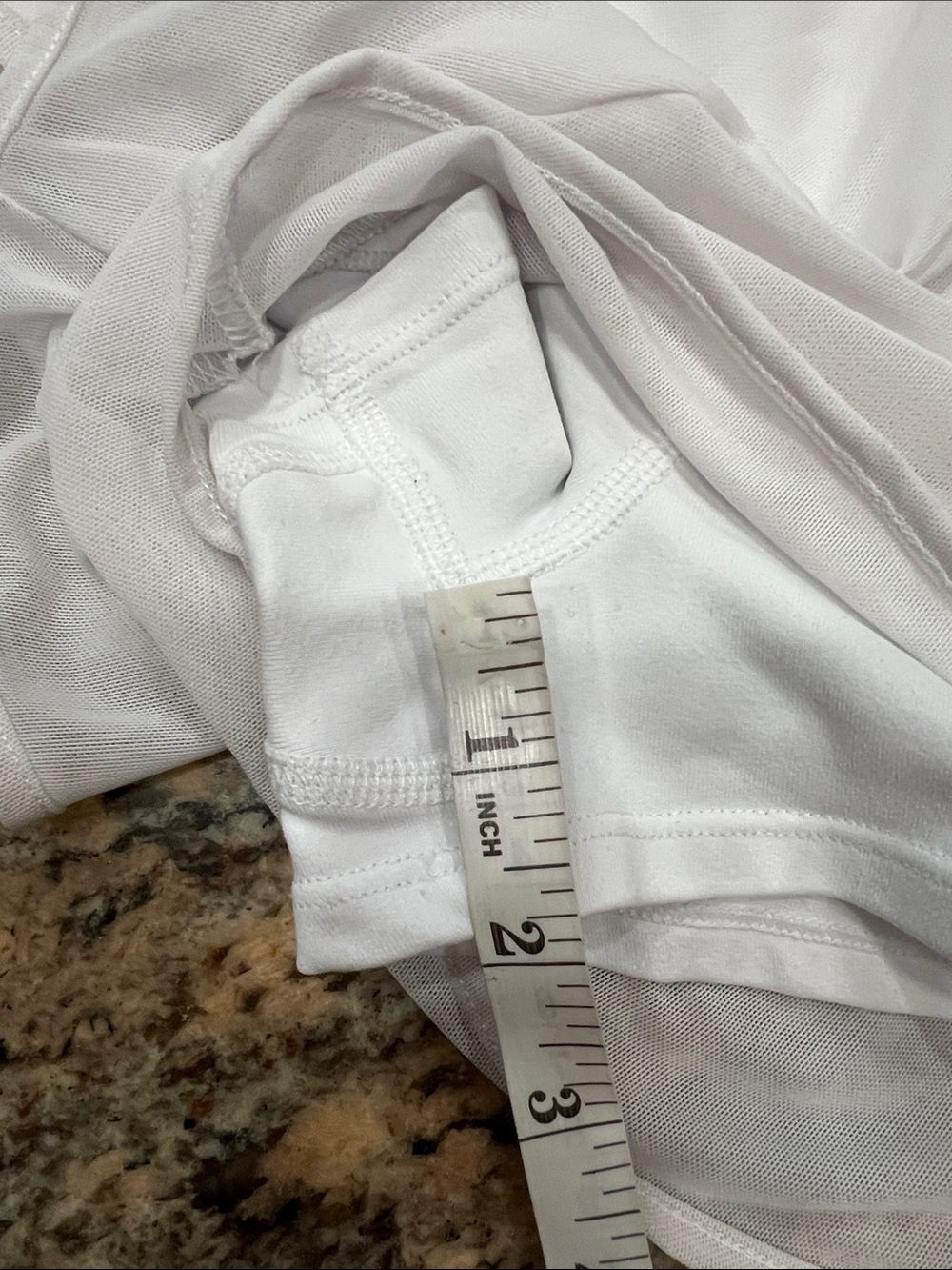 ALO Yoga Running White Shorts SZ S - Picture 8 of 10